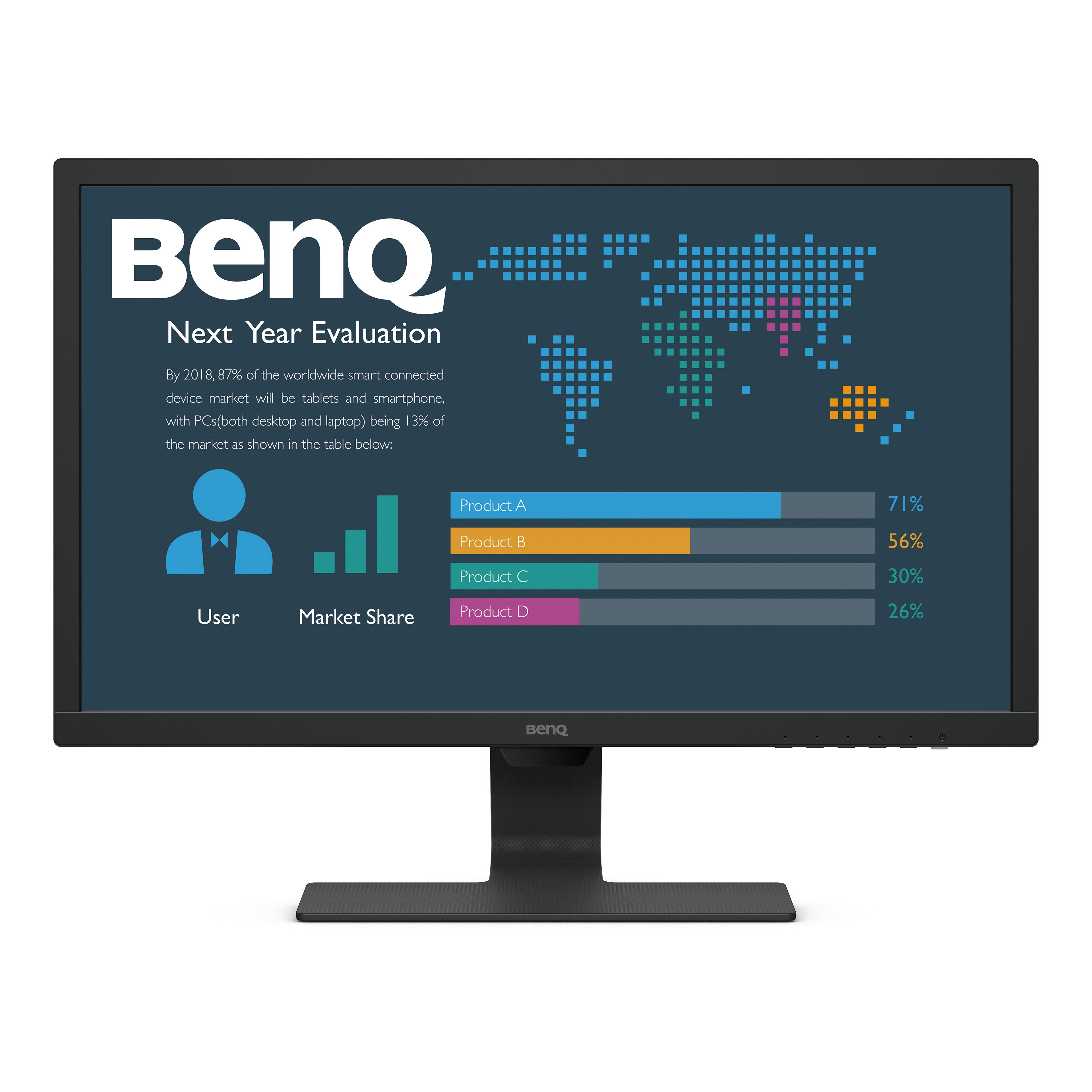 BenQ 24インチ Full HD (1920×1080) モニター