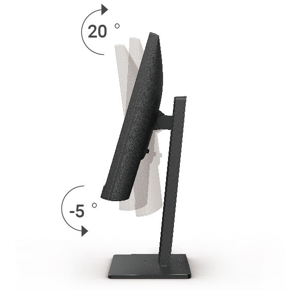 BenQ BL2485TC offers tilting, swiveling, pivoting, and height adjustment.