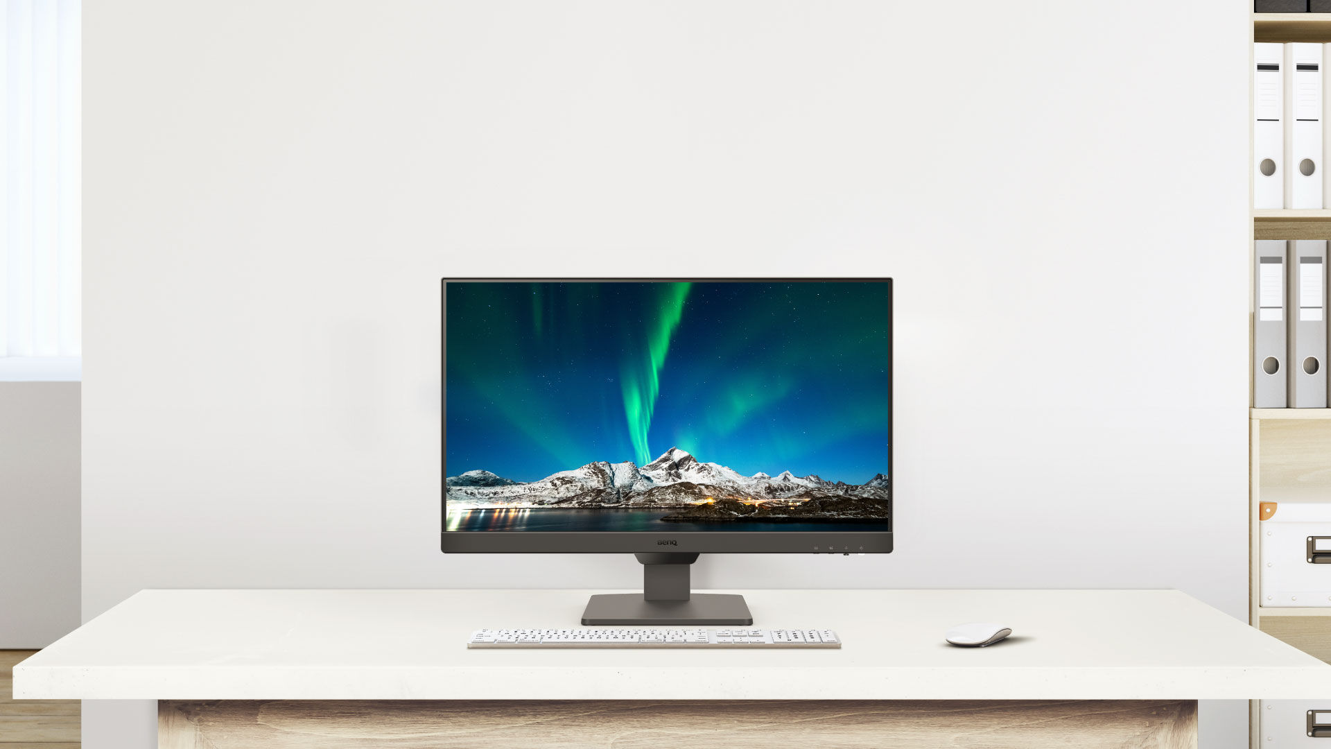 BenQ GW2490 Brightness Intelligence actively adjusts screen brightness for comfortable viewing experiences and Brightness Intellignece Gen.2 allows customizable brightness.