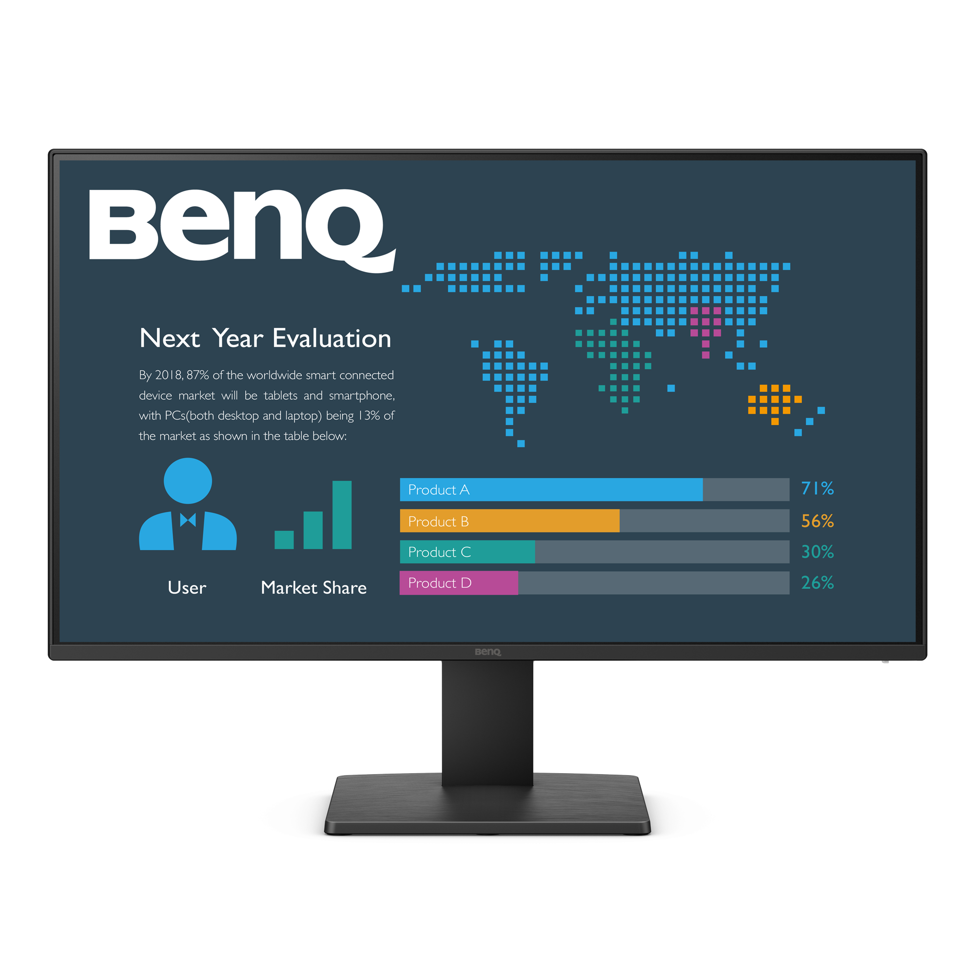 BL2491P | Moniteur professionnel BenQ FHD 1080p 23,8"  