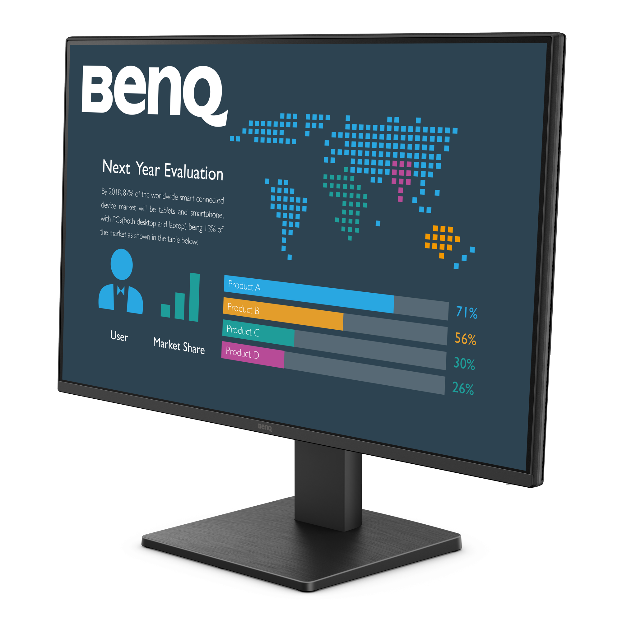 BL2491P | Moniteur professionnel BenQ FHD 1080p 23,8"  