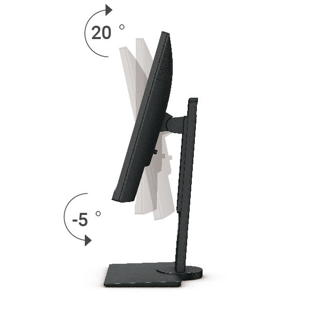 BenQ BL2581T offers tilting, swiveling, pivoting, and height adjustment.