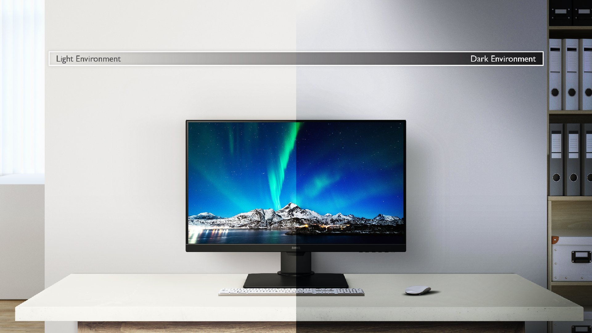 BenQ BL2780T Brightness Intelligence actively adjusts screen brightness for comfortable viewing experiences.