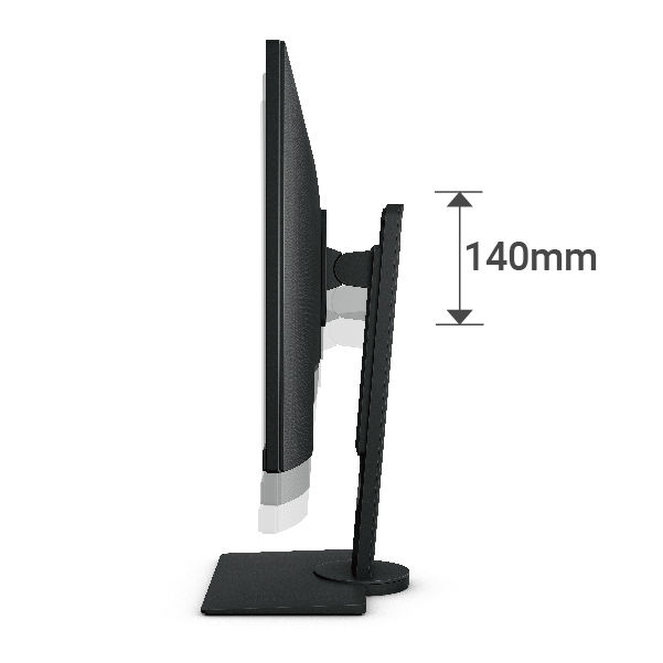 BenQ BL2780T offers tilting, swiveling, pivoting, and height adjustment.