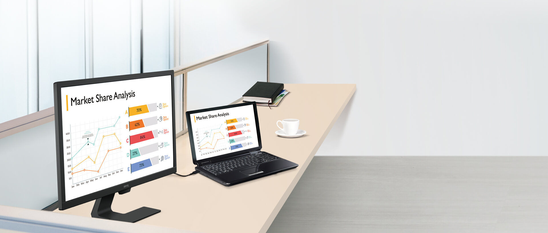 Business-Monitor der BenQ BL-Serie: Bildqualität der Extraklasse und ergonomisches Design für mehr Produktivität