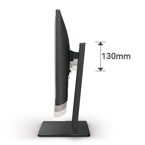 BenQ BL2785TC offers tilting, swiveling, pivoting, and height adjustment.