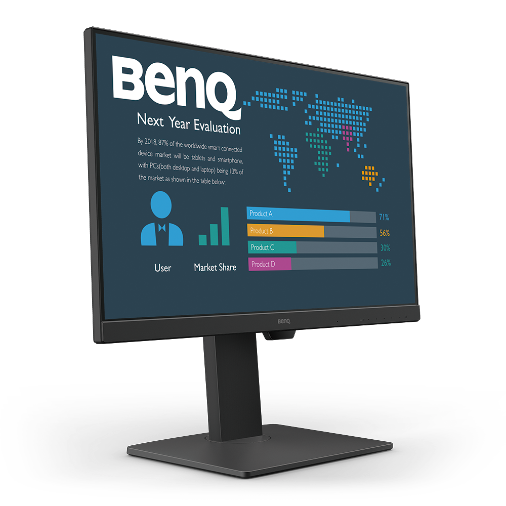 BenQ BL2785TC is a 27" FHD (1920x1080) frameless USB-C monitor designed with BenQ's Eye-Care™ Technology to bring visual comfort to extended viewing periods.