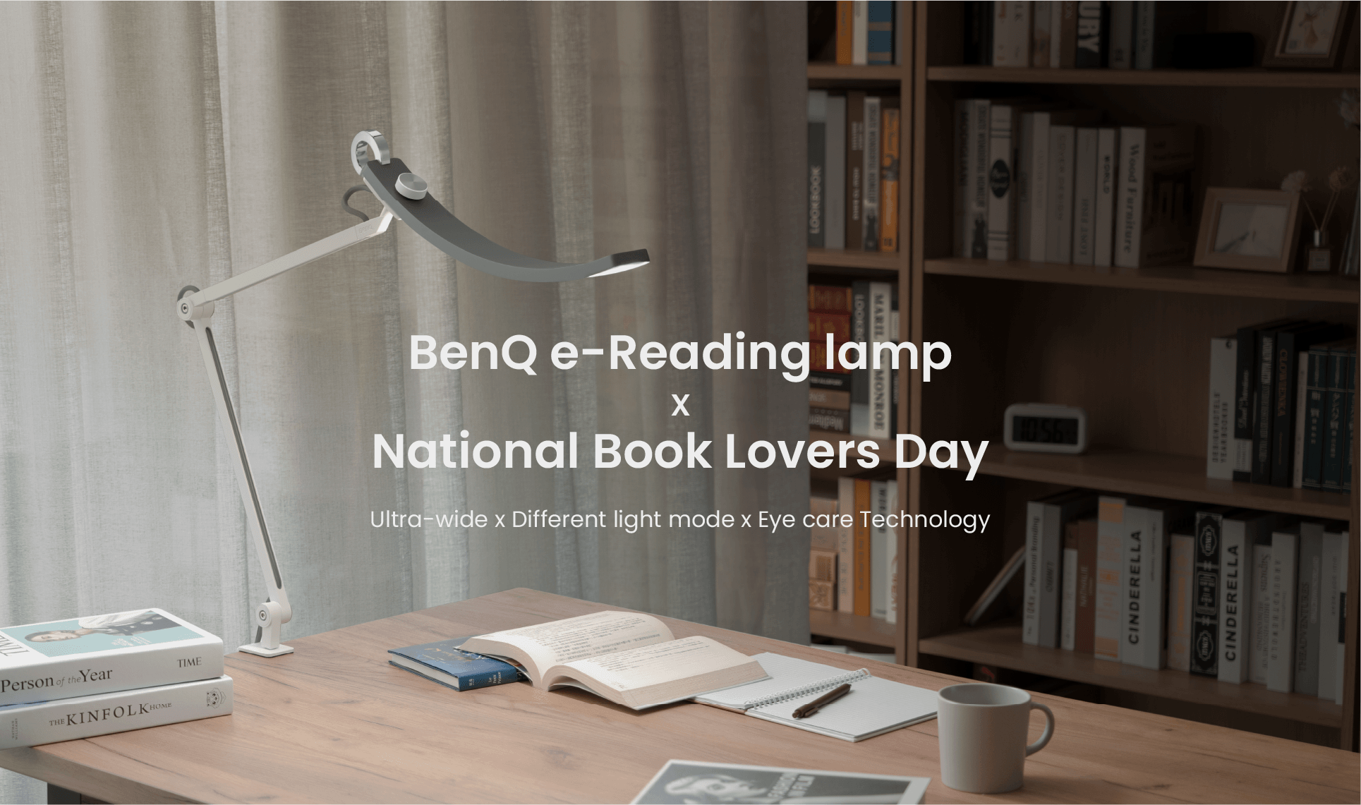 BenQ e-Reading lamp x National Book Lovers Day