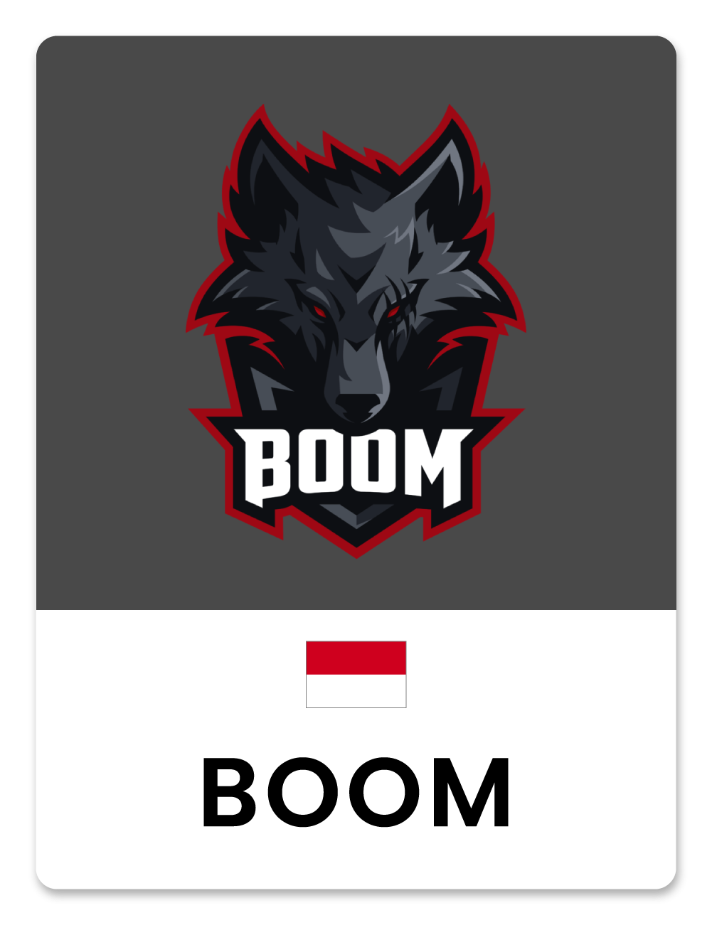 team card-boom