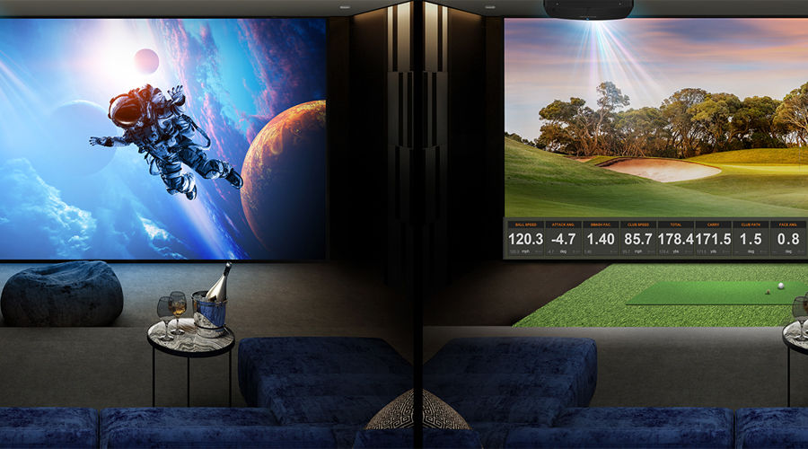 Golf Simulator and Home Theater Projector