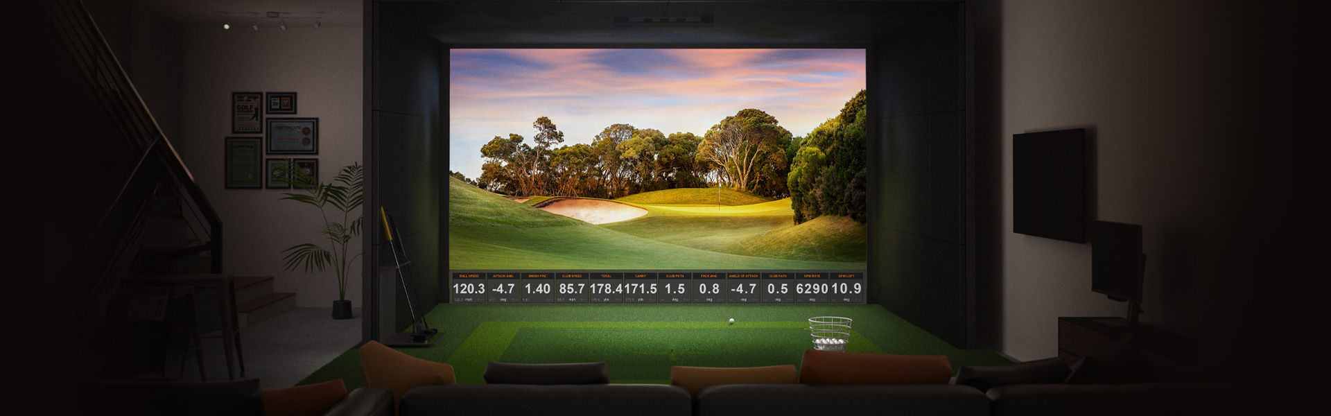 BenQ AK700ST laser short throw golf projector