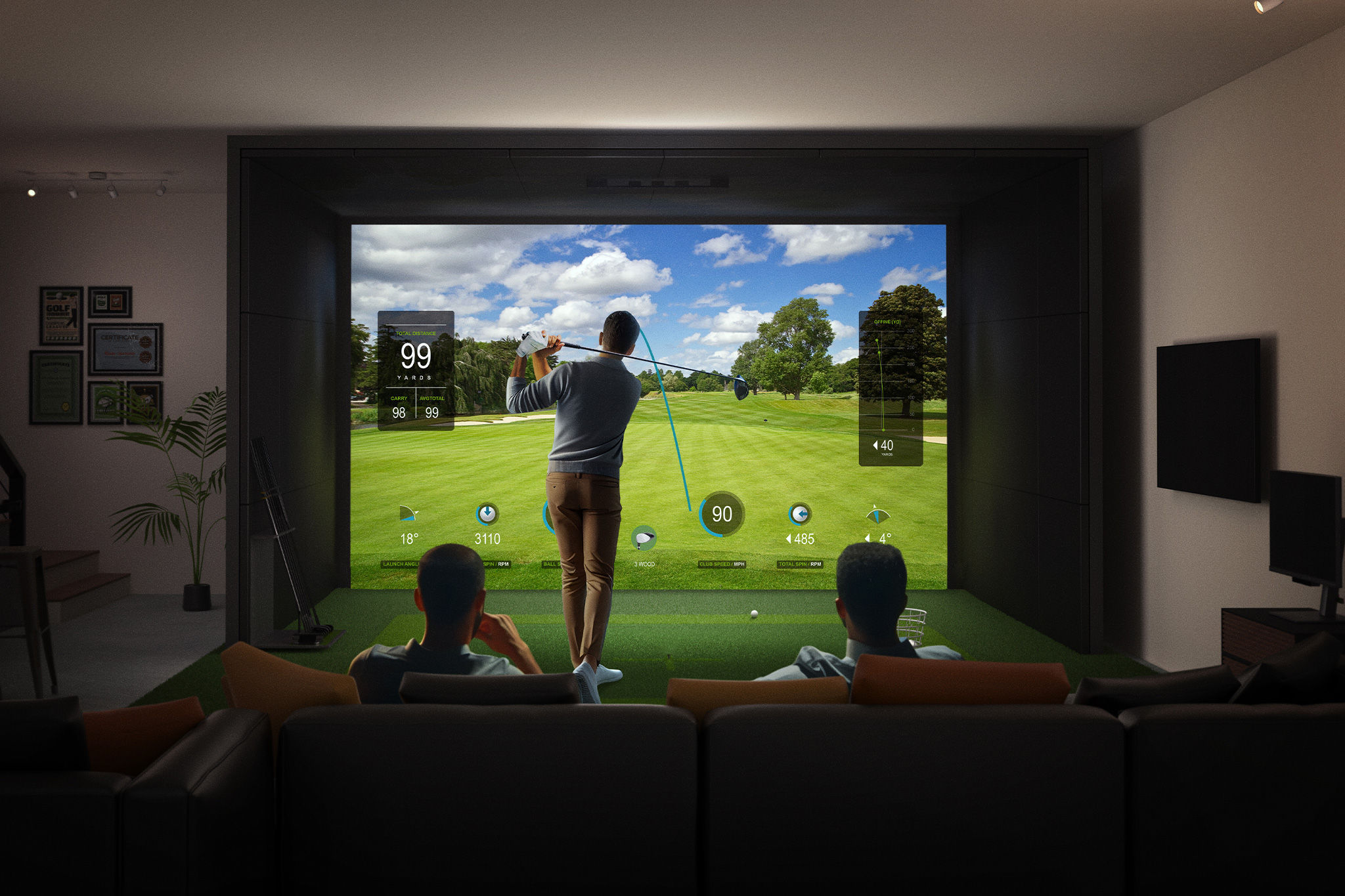 Home Golf Simulator Setup:3 Things You Should Know First 