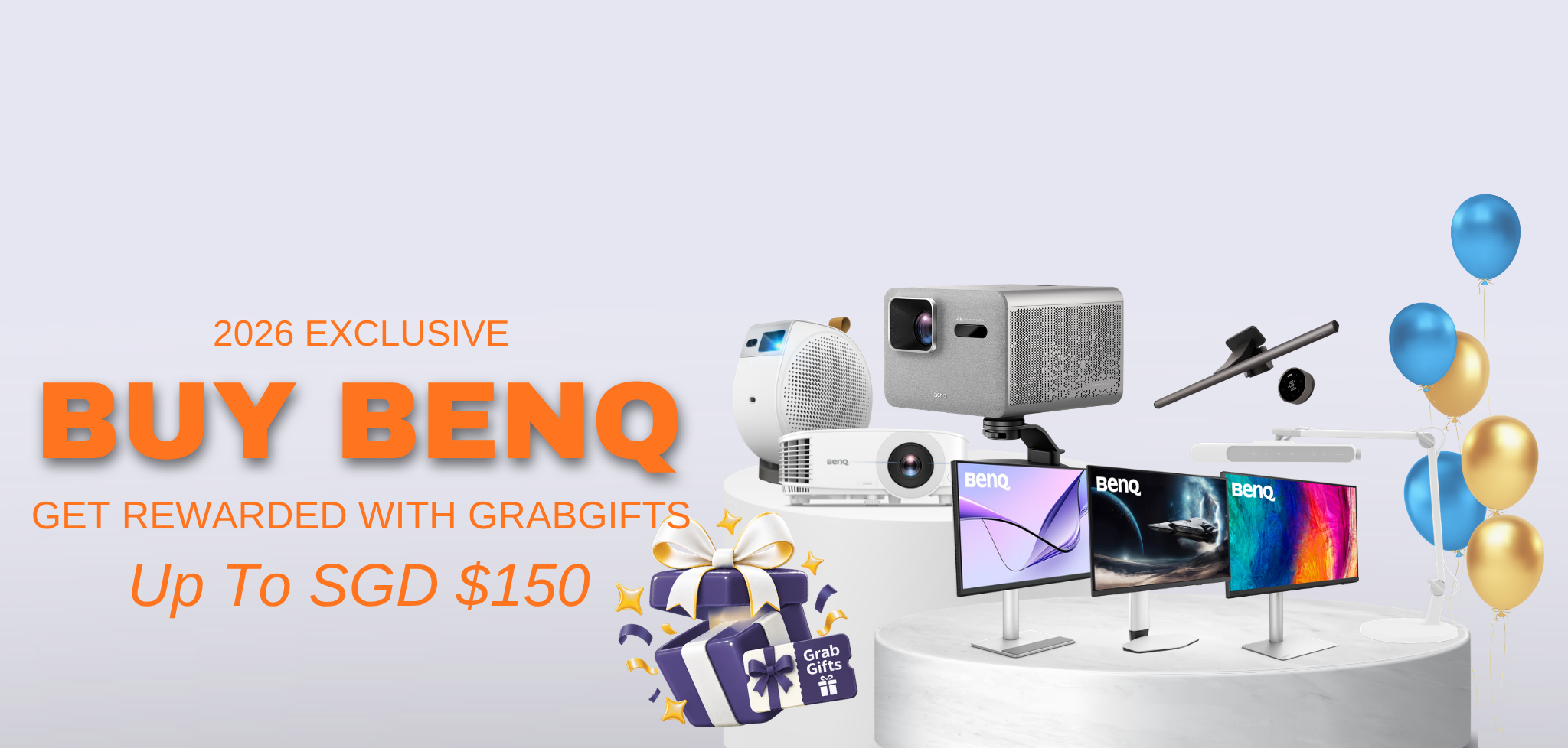 Buy BenQ - Get Rewarded with GrabGifts