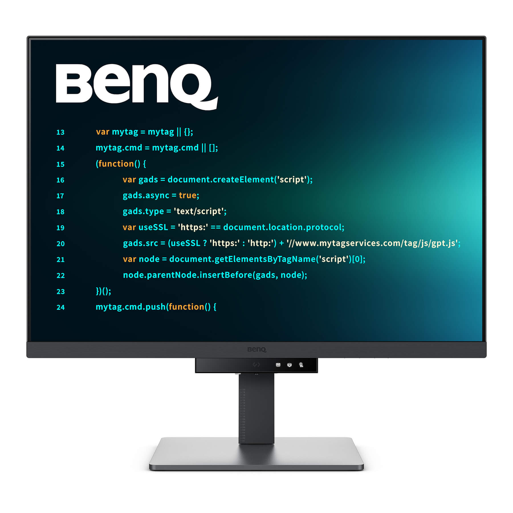 「RD 系列」配備 BenQ 獨家的 Coding 模式，是工程師螢幕最佳解決方案