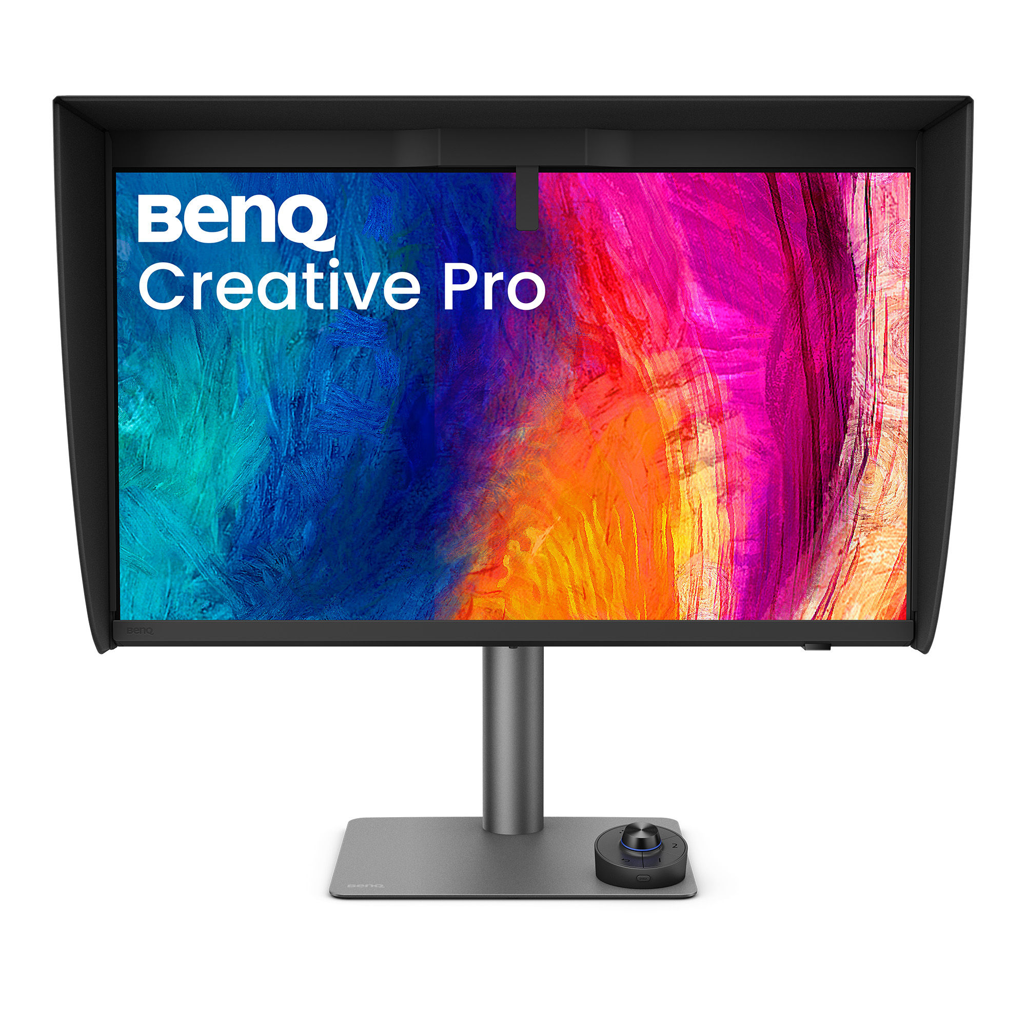 27 吋 4K 顯示器 PD2770U 採用 Nano Matte Black Panel 搭配磁吸式遮光罩，助力創作者專注工作