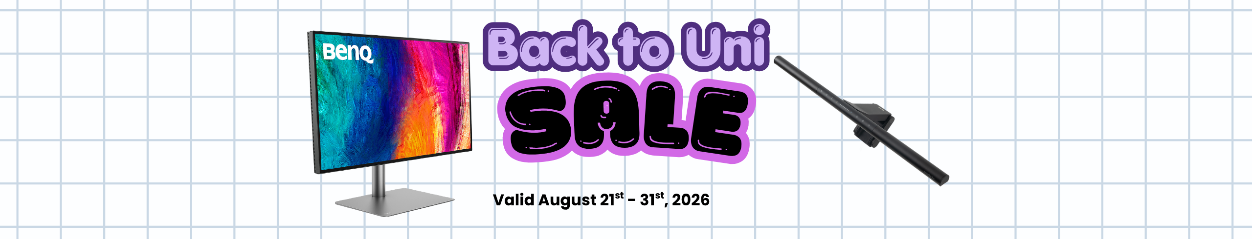 back to uni 2026 banner