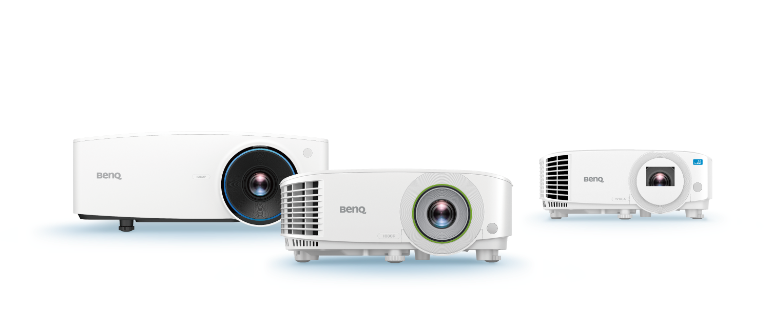 BenQ conference projectors with scalable wireless solution can be ceiling mounted or portable to satisfy your traditional presentation or mobile zoom meetings