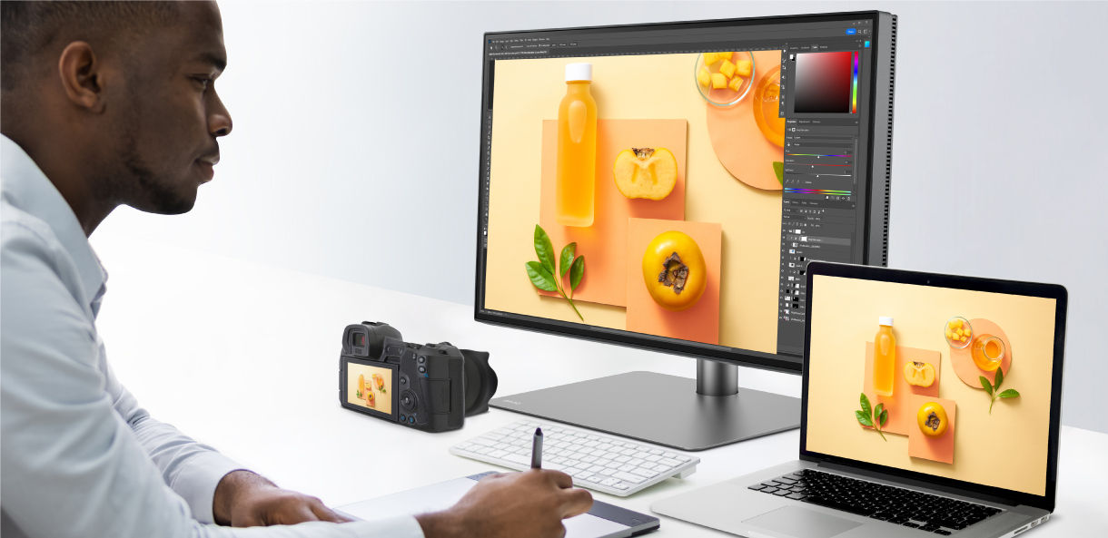 Guide d'achat Choisissez un moniteur pour MacBook pour effectuer un travail de retouche photo et montage vidéo. Comment choisir un écran externe pour artiste graphique