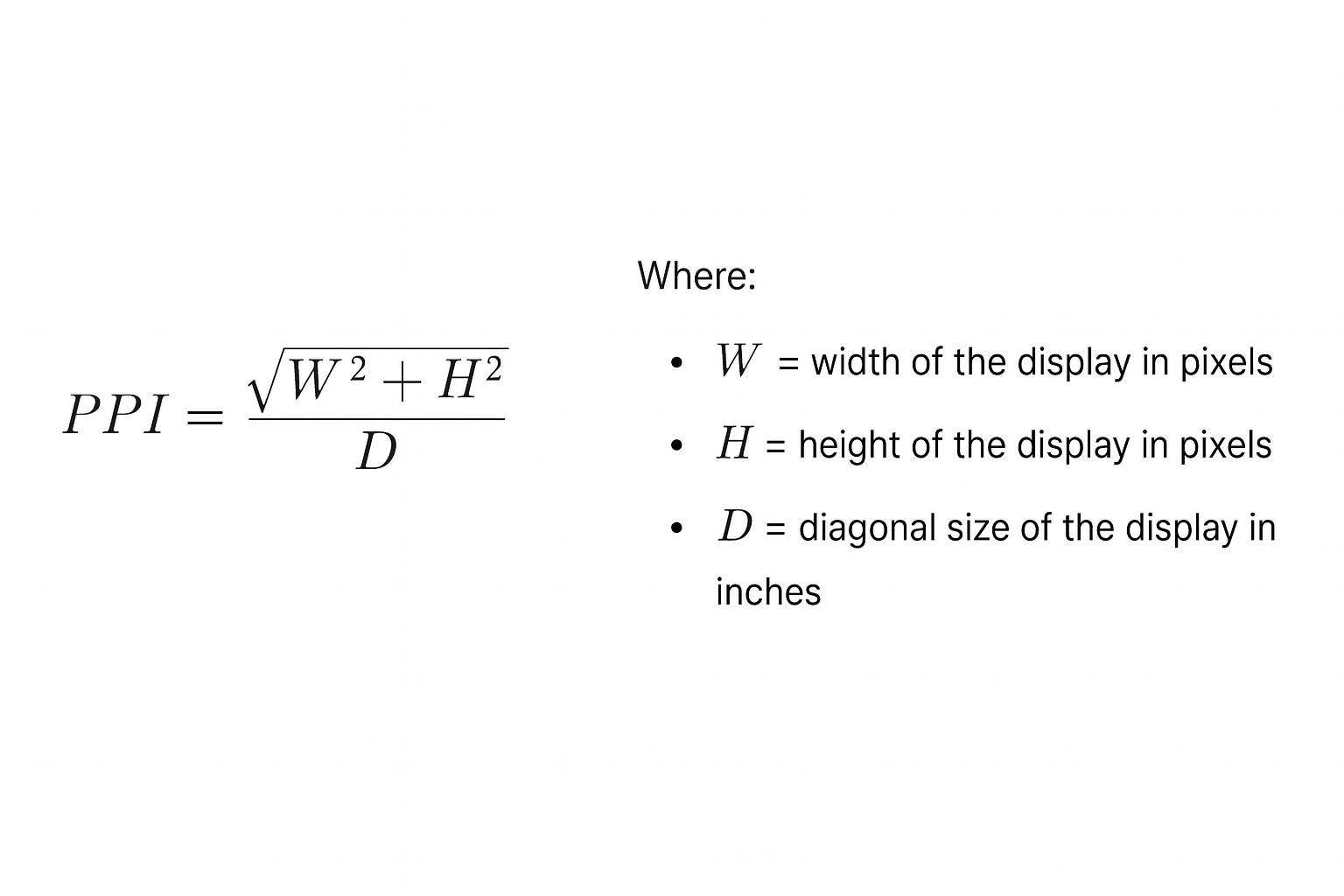Retina display is determined by the relationship between screen size and resolution