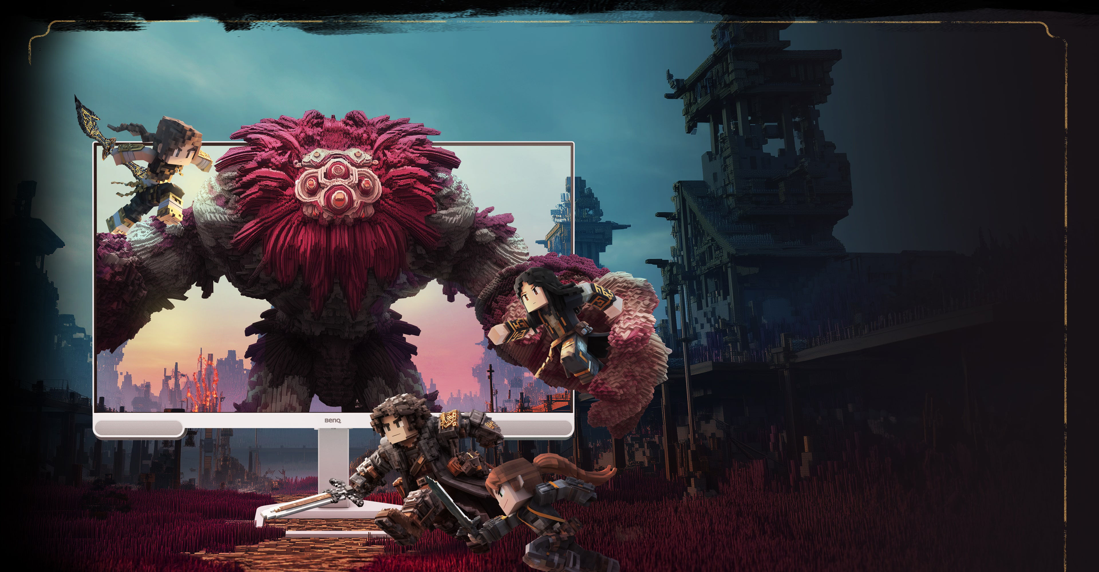 BenQ - 遊戲王的誕生（類瞳孔護眼螢幕EW3290U）