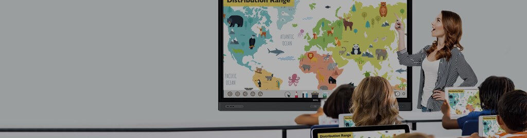 Oplossingen voor alle ruimtes De huidige onderwijsinstellingen zijn al lang uitgegroeid tot interactieve leercentra en steeds meer leraren, docenten en trainers erkennen de noodzaak om interactieve displays te integreren in de moderne leeromgeving.