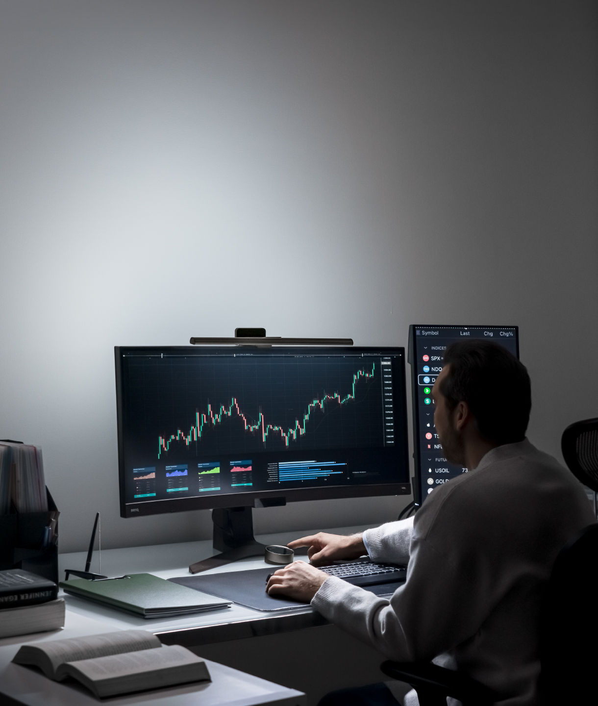 Dual Monitor Desk Setup Ideas