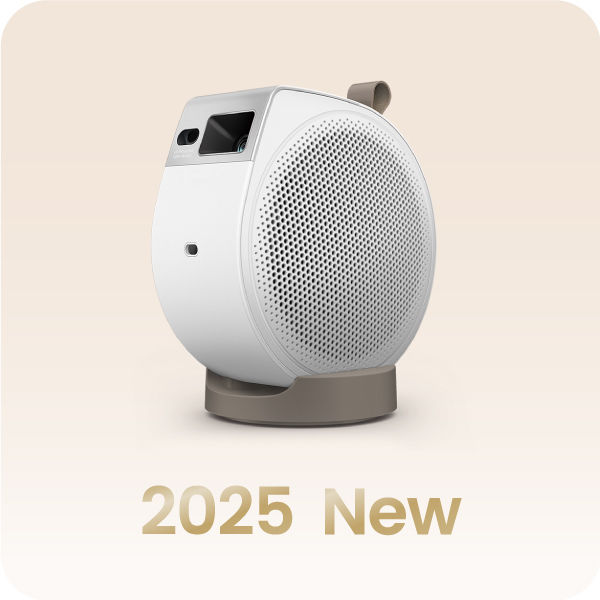 BenQ GV32 portable ceiling projector – 2025 new LED model, 1080p Full HD with Google TV, Netflix, and Bluetooth speaker mode.