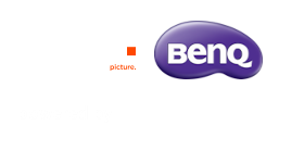 Logo Kooperation celexon und BenQ