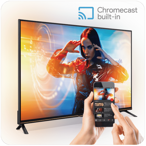 HDR 護眼大型液晶 E43-730 - Chromecast built-in 解放手機 享受大畫面