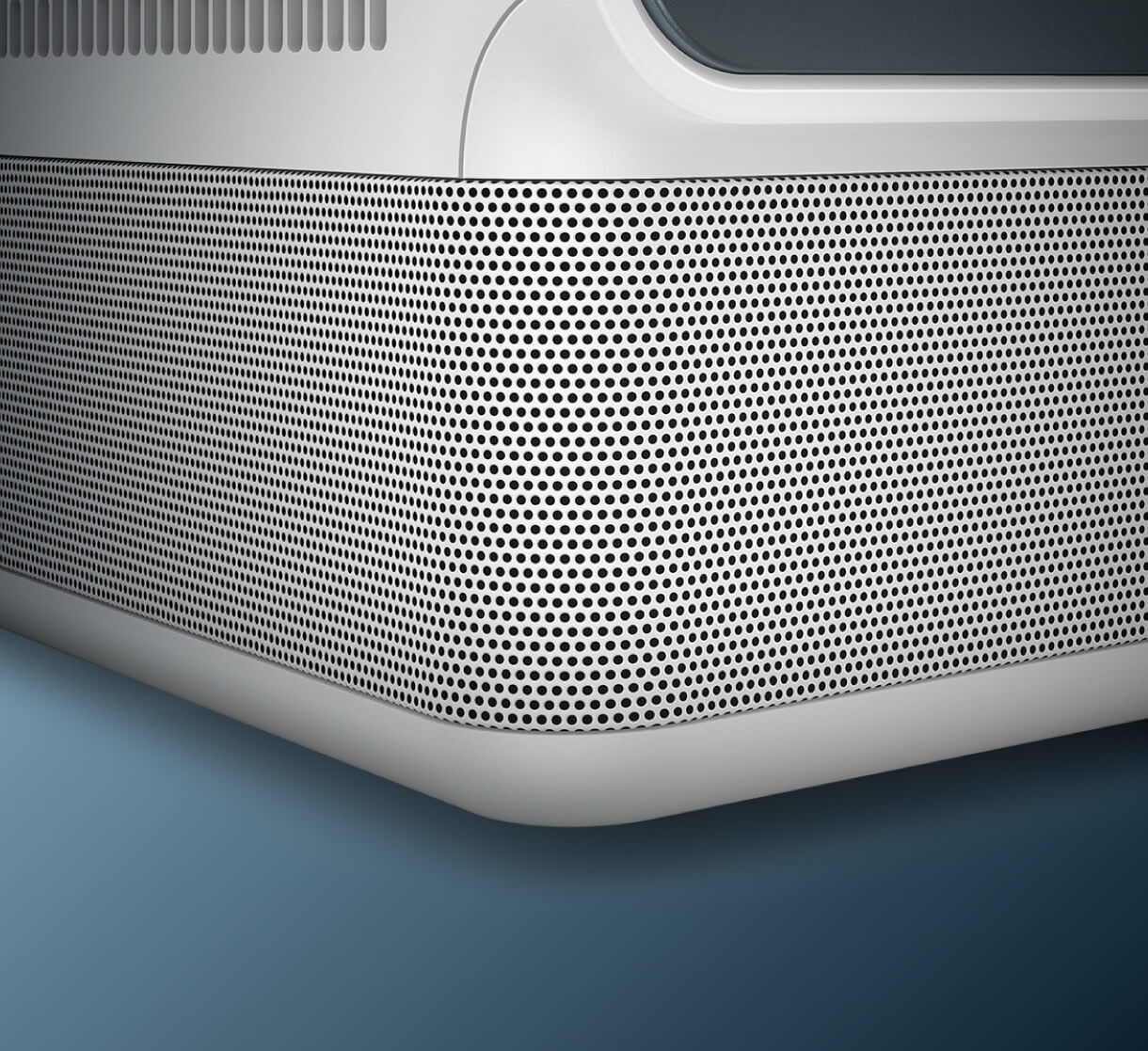 Geformtes Metallgeflecht für 360°-Soundsystem