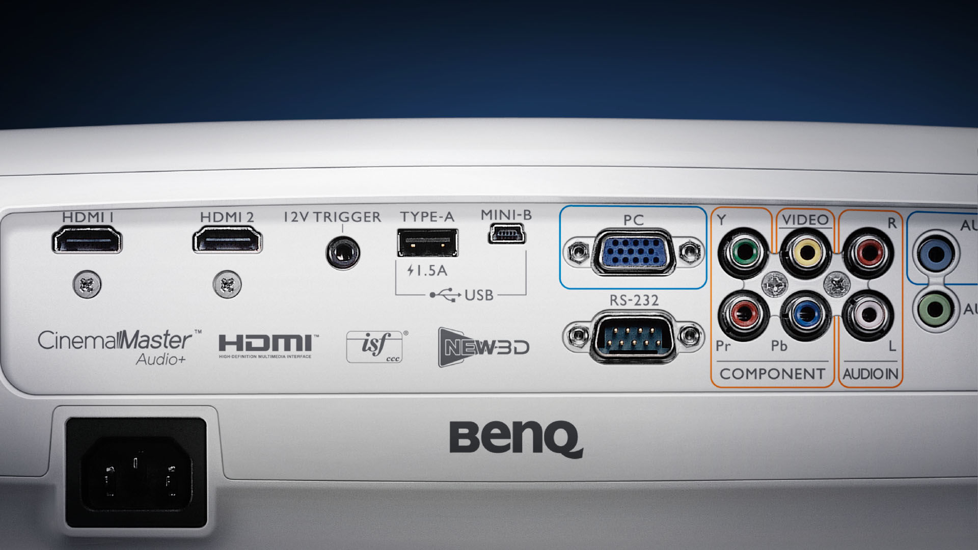 BenQ HT2050A's IO port