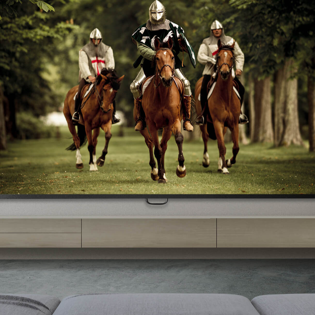 Cinema Mode for Dim Living Rooms