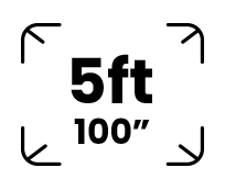 5ft 100"