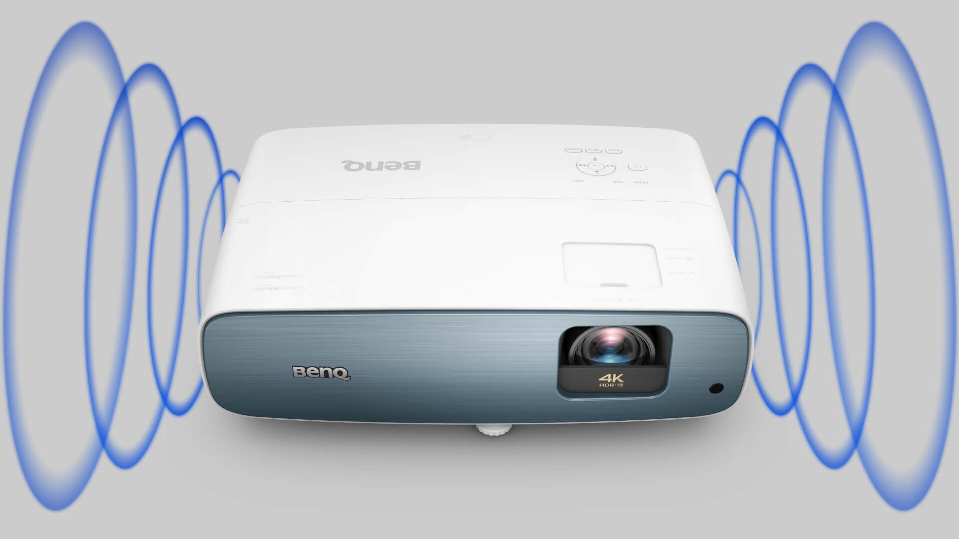 The 5Wx2 chambered speakers of BenQ projector