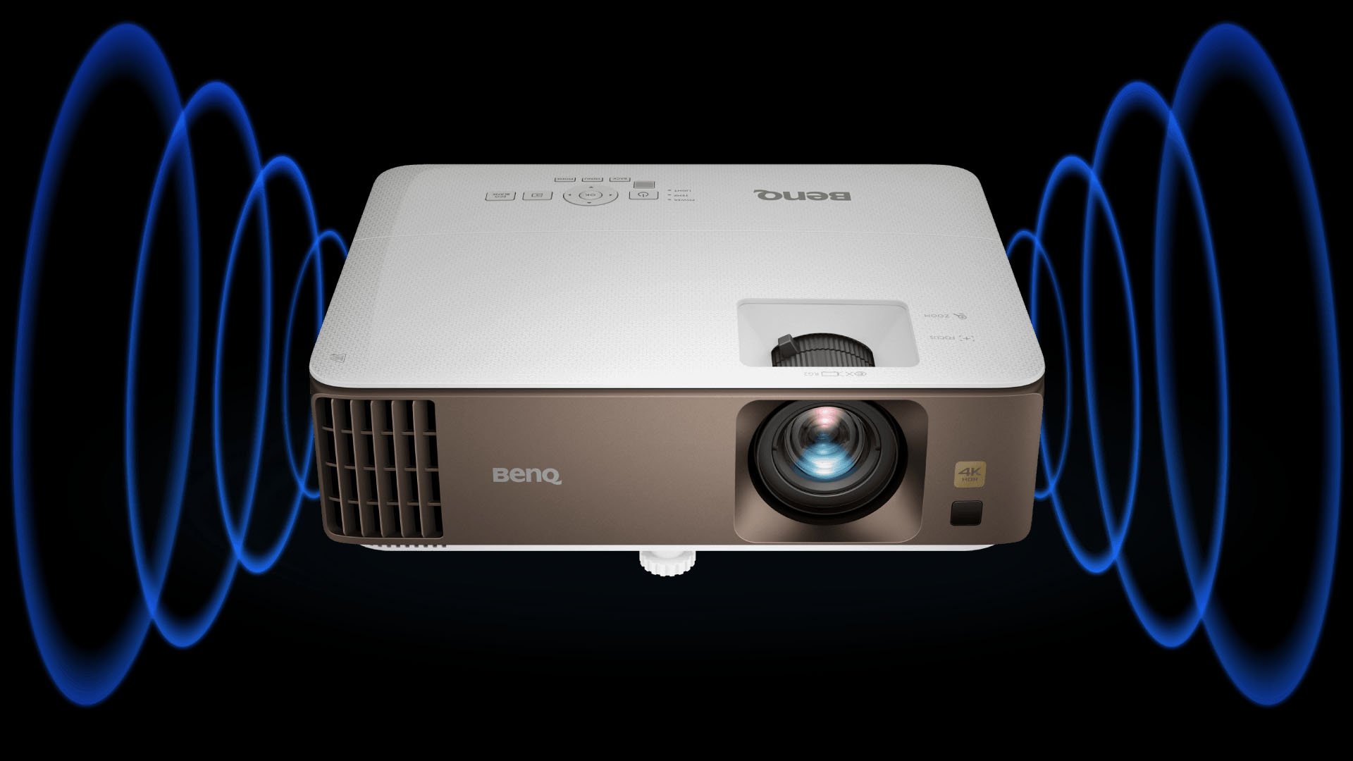 BenQ audio-enhancing technology with 5W speaker