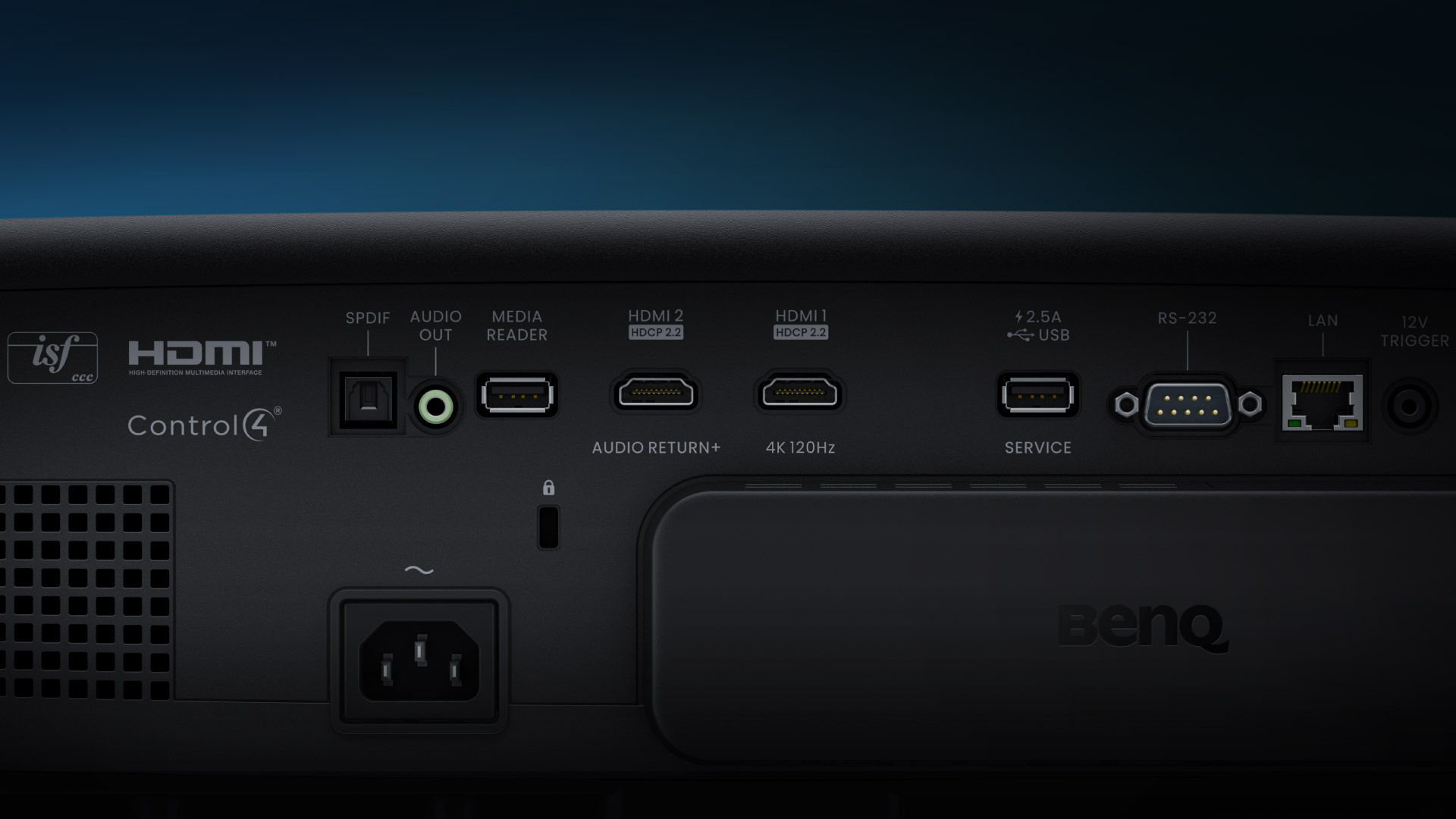 Máy chiếu BenQ W4000i 4K có tính năng Kết nối đa dạng