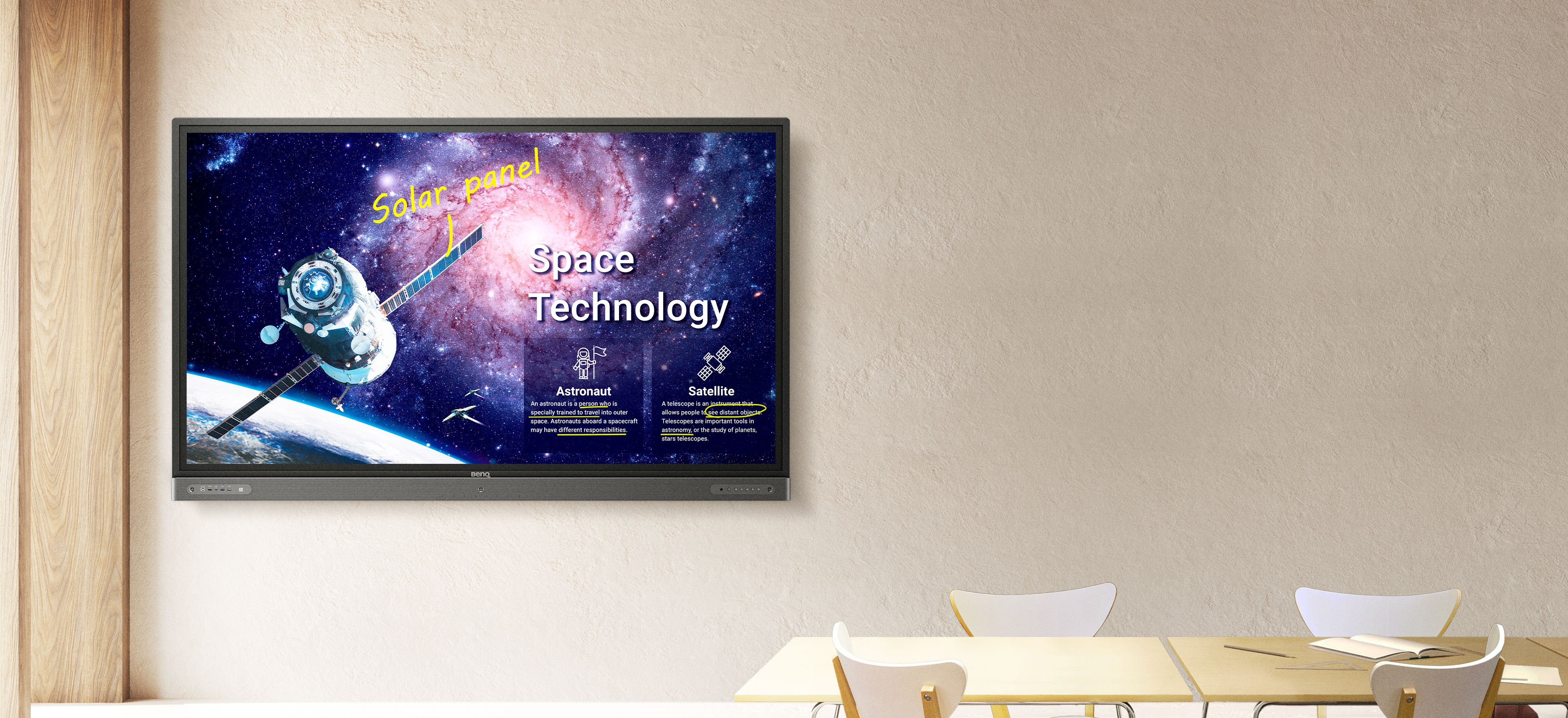 BenQ Pro Series Board RP02 - interactive display for education