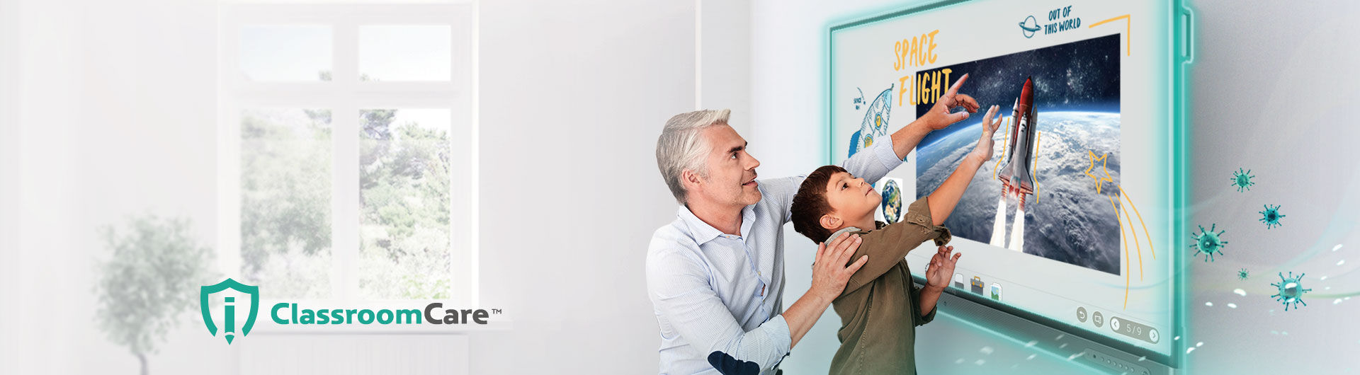 Stay healthy and collaborative in a germ free learning environment 