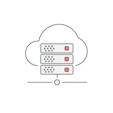 cloud / physical storage icon