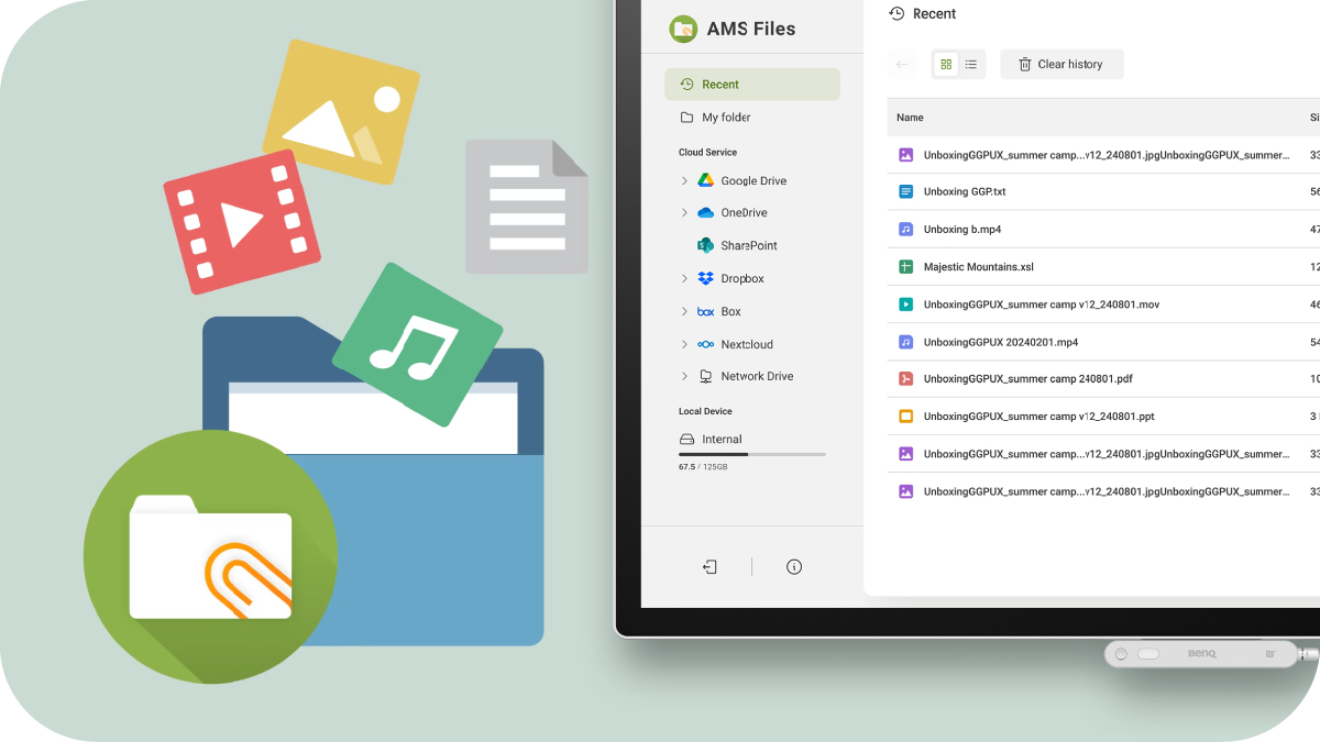 Cloud storage always in reach