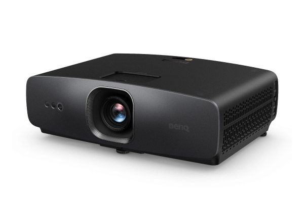 BenQ Carry Case for TK705i, TK705STi, GP100A and GP520 with a side-by-side layout storing the projector, remote, and accessories neatly