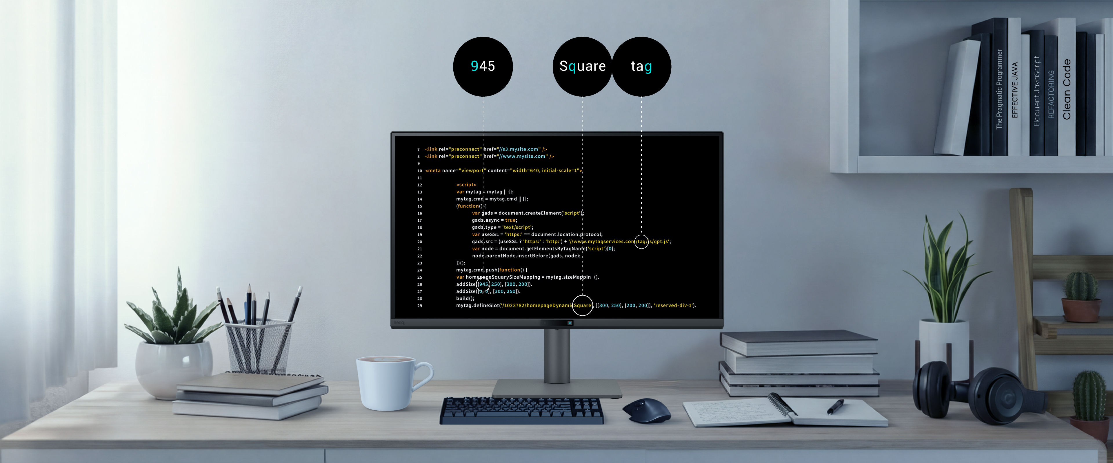 In the RD270Q exclusive Coding Modes, displays are finely tuned for optimal clarity in both dark and light themes. The new Paper Color Mode simulates the look and feel of printed media and is an additional way to read while being easy on the eyes.