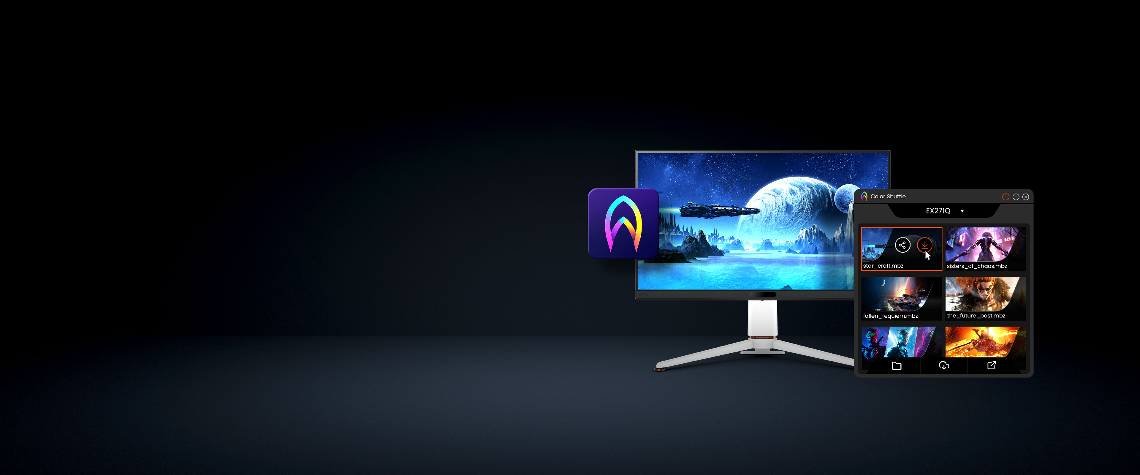 EX271U｜MOBIUZ 27インチ 4K 165Hz ゲーミングモニター