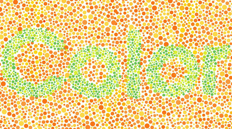 Tests for colour-blindness.