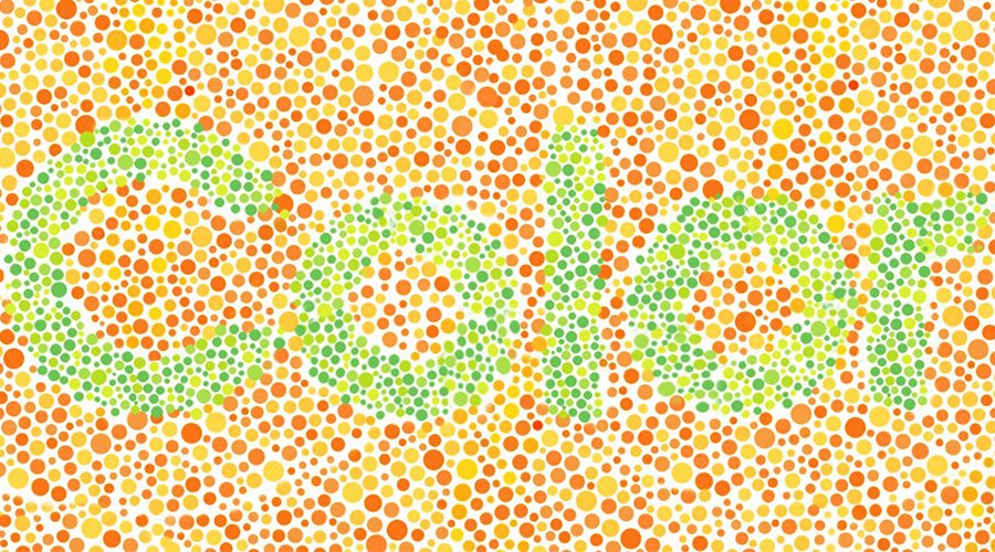 This picture can test for color-blindness.
