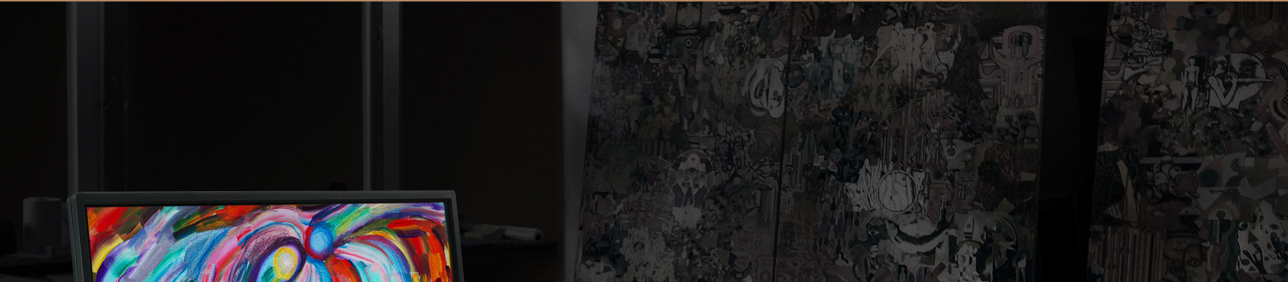 pd2700q's darkroom mode adjusts image brightness and contrast for work in dark environment