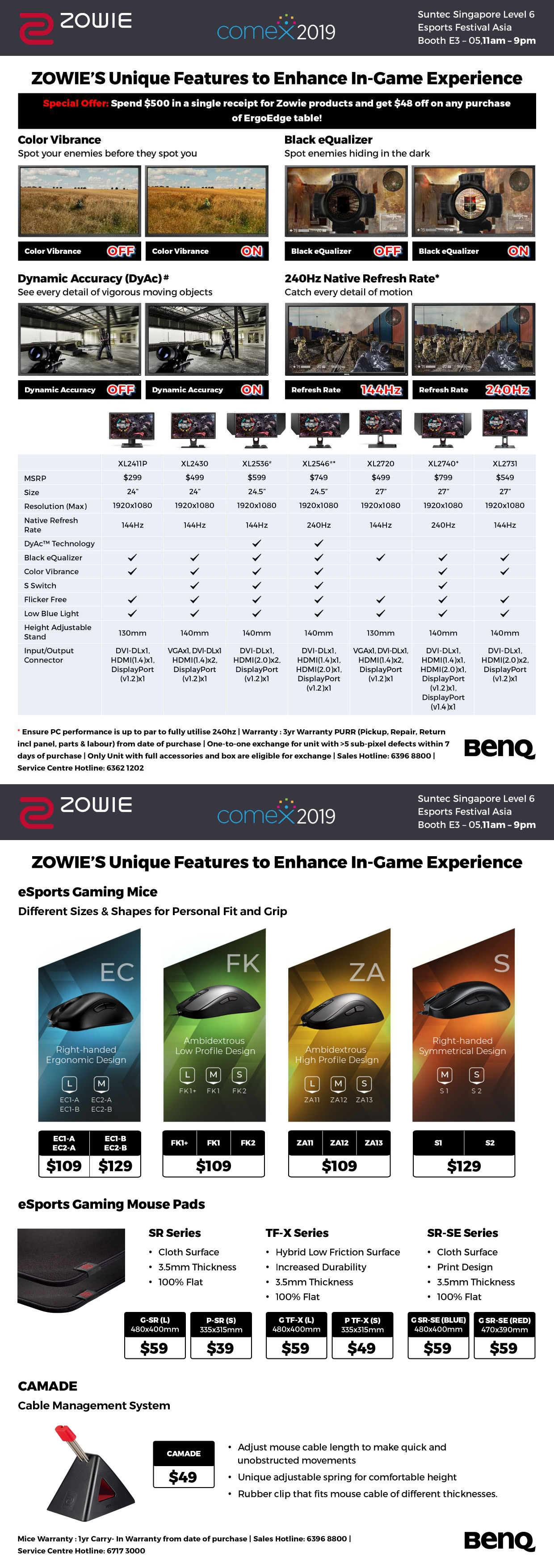 BenQ COMEX 2019 Find Us at Suntec | BenQ Singapore