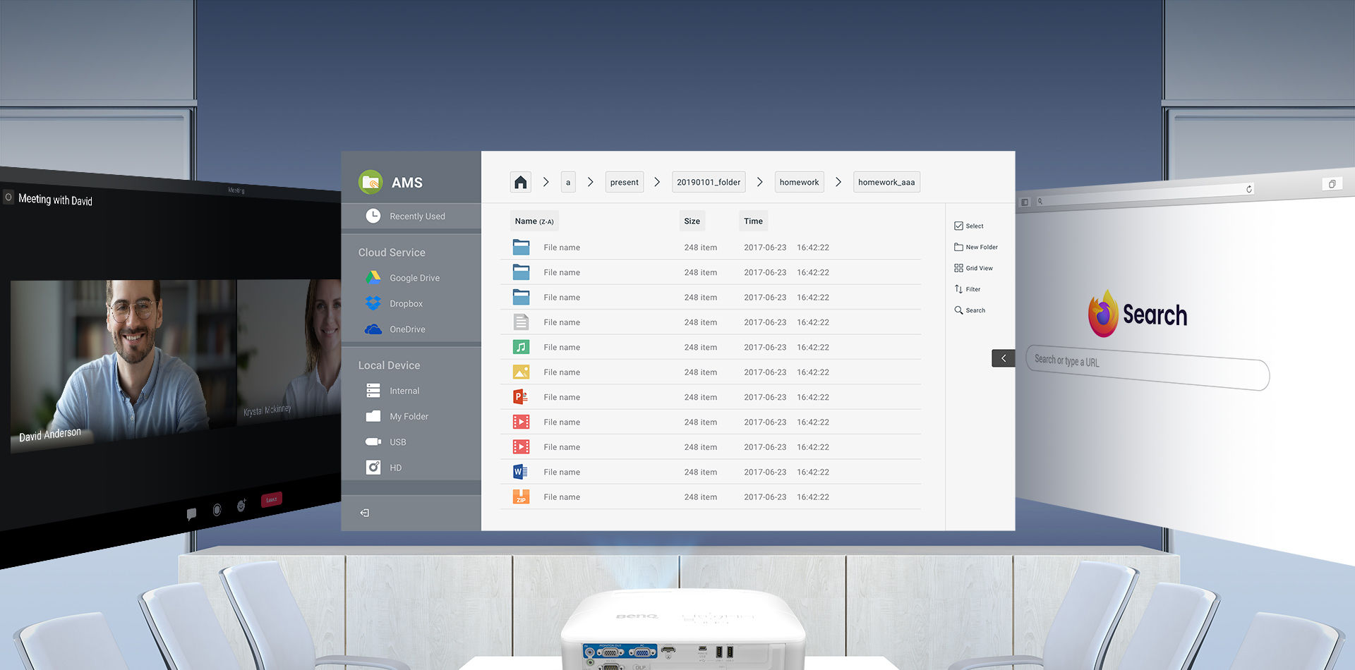 BenQ EW600 can streamline meetings with pre-installed business apps