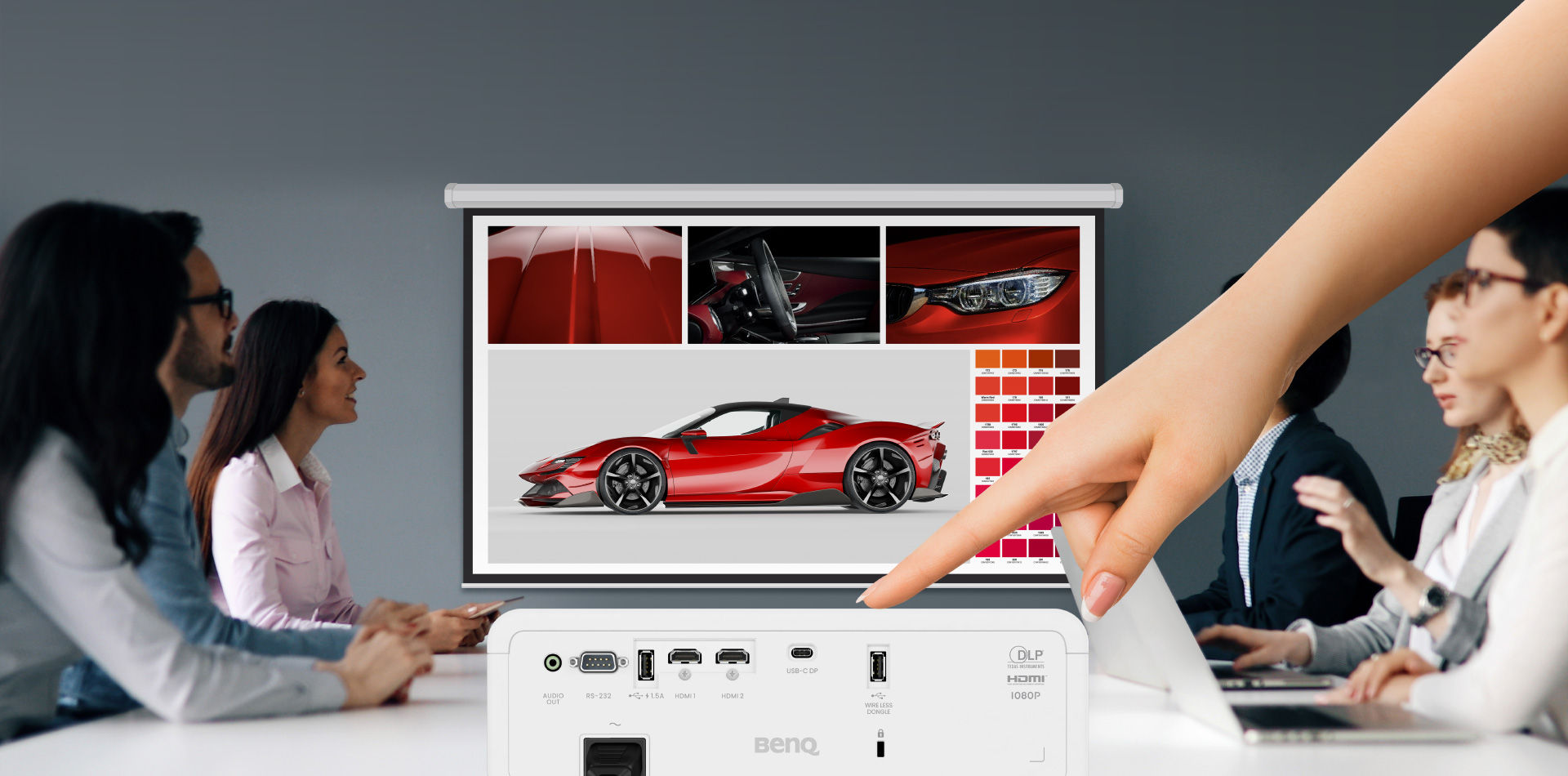 BenQ LH650 allows you to quickly start your meetings with ease