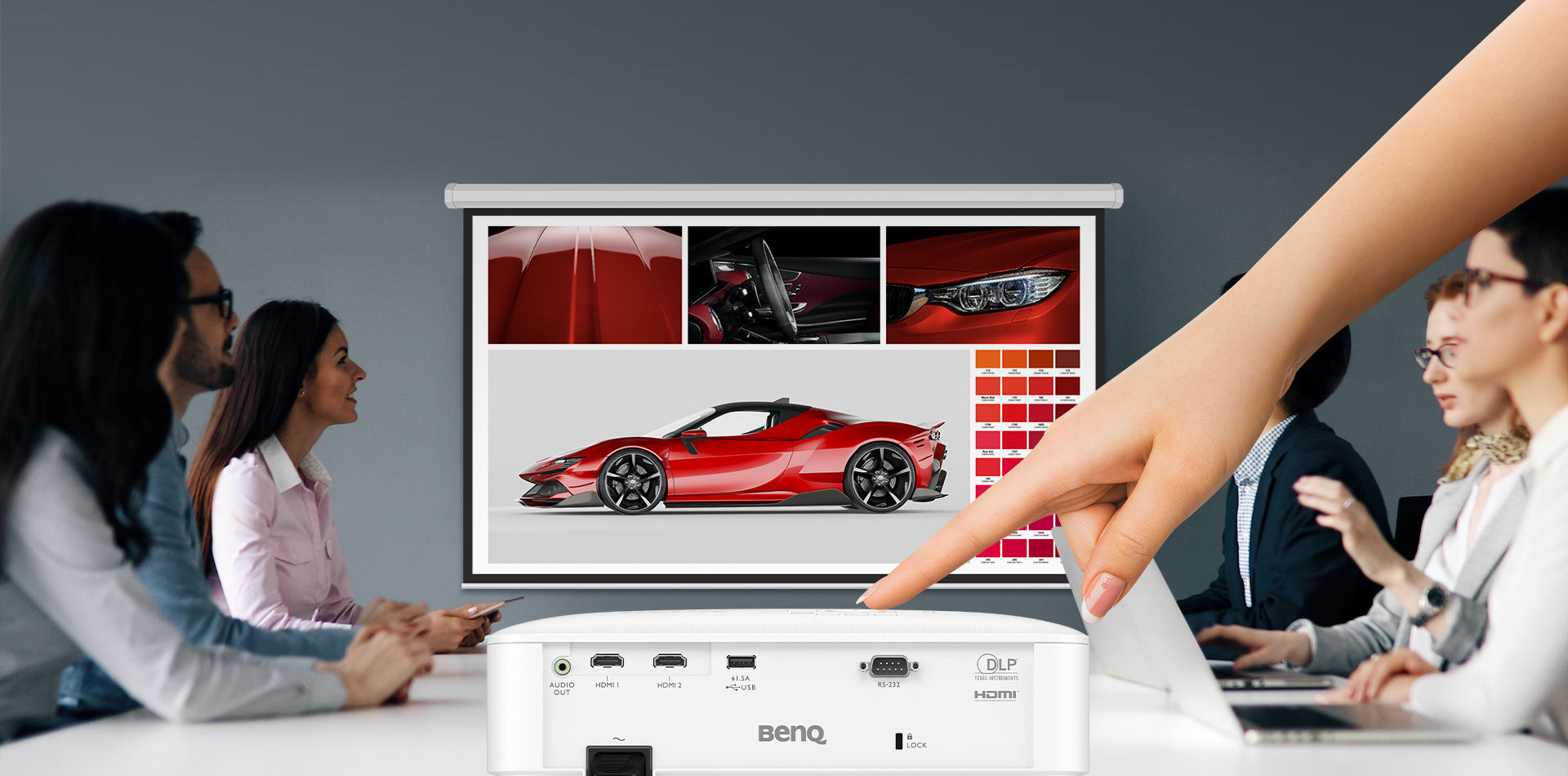 BenQ LW500 allows you to quickly start your meetings with ease